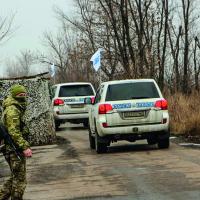 Ukraine tjekpoint OSCE-mission